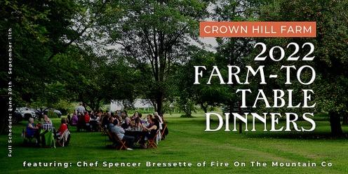 Farm-To-Table Dinner with Chef Spencer of Fire On The Mountain Co.